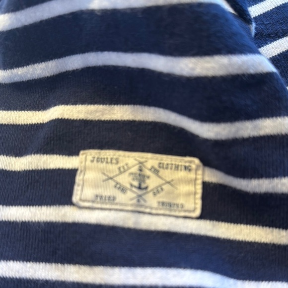Joules Navy and White Striped Maxi Dress - Picture 5 of 5